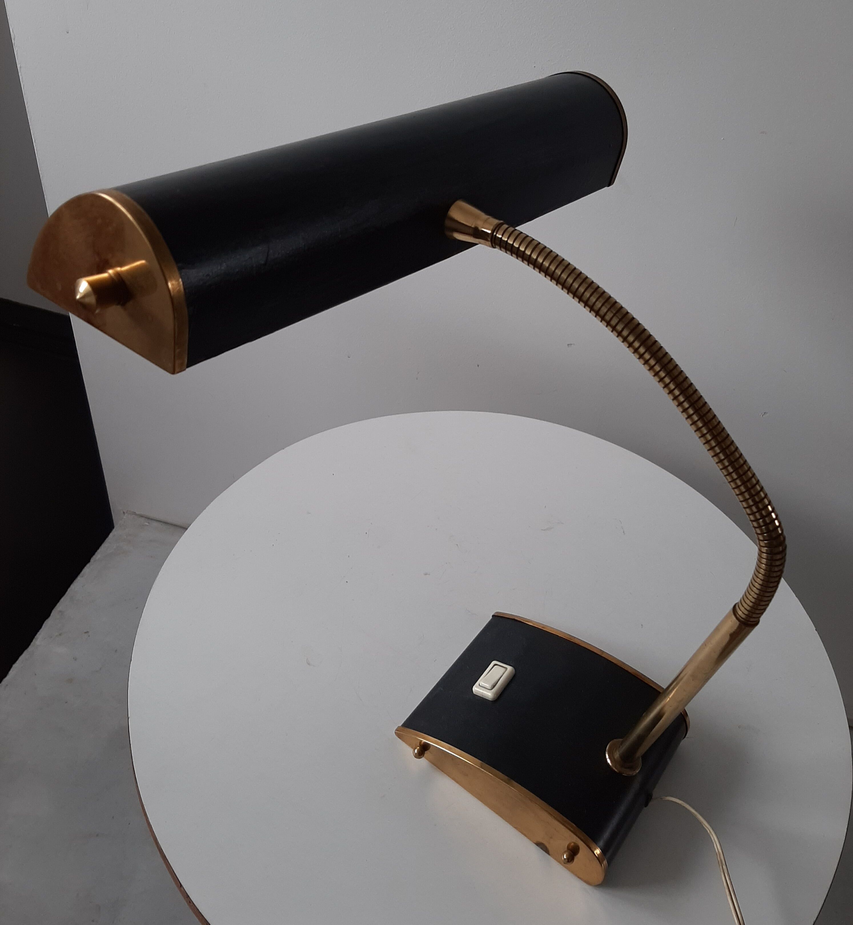 Old notary desk lamp