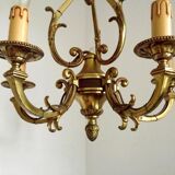 Lustre 5 lumière 3 côtés cage 4499