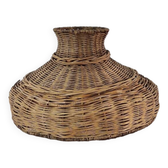 Rattan wicker lampshade