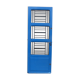Glazed wood entrance door