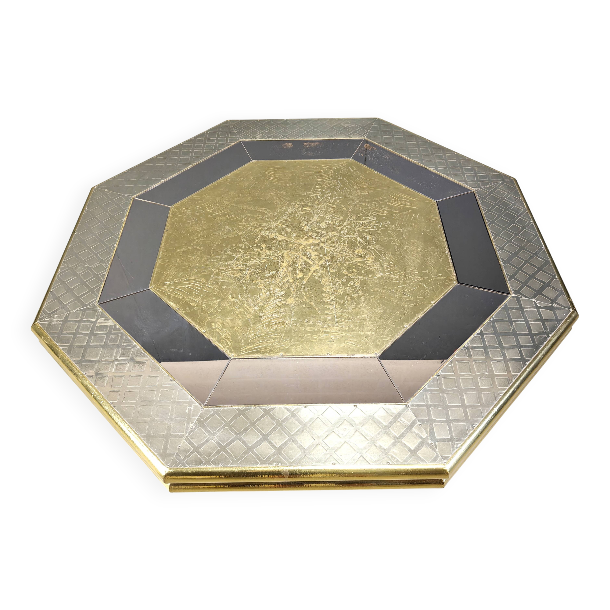 Vintage coffee table by Rodolfo Dubarry, 1970s