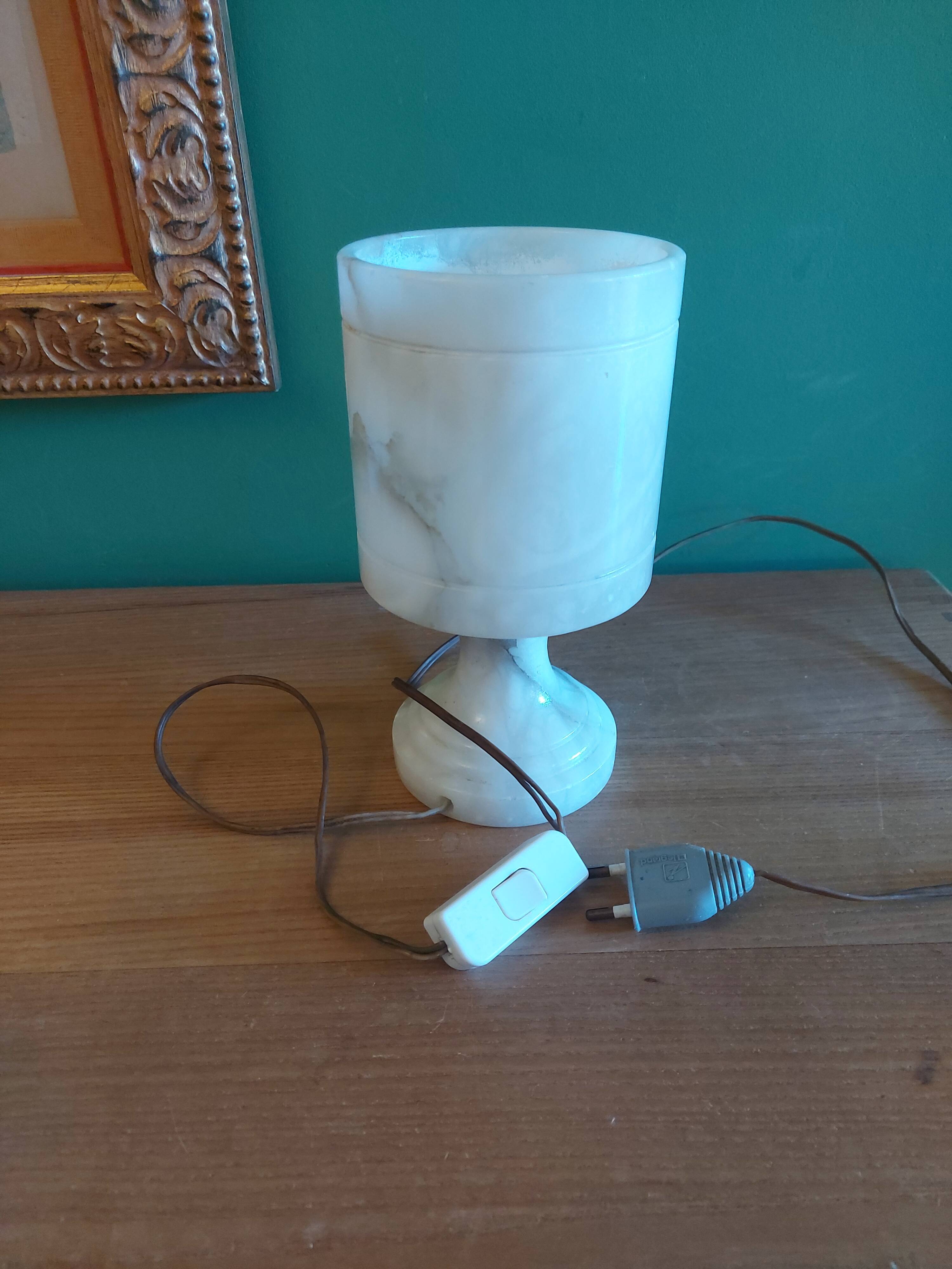 70'S alabaster lamp