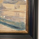 Old painting, edge of the Saône, XX century