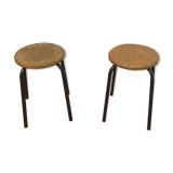 Paire de tabourets Mullca