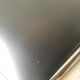 Vintage 70s black skai sled chair