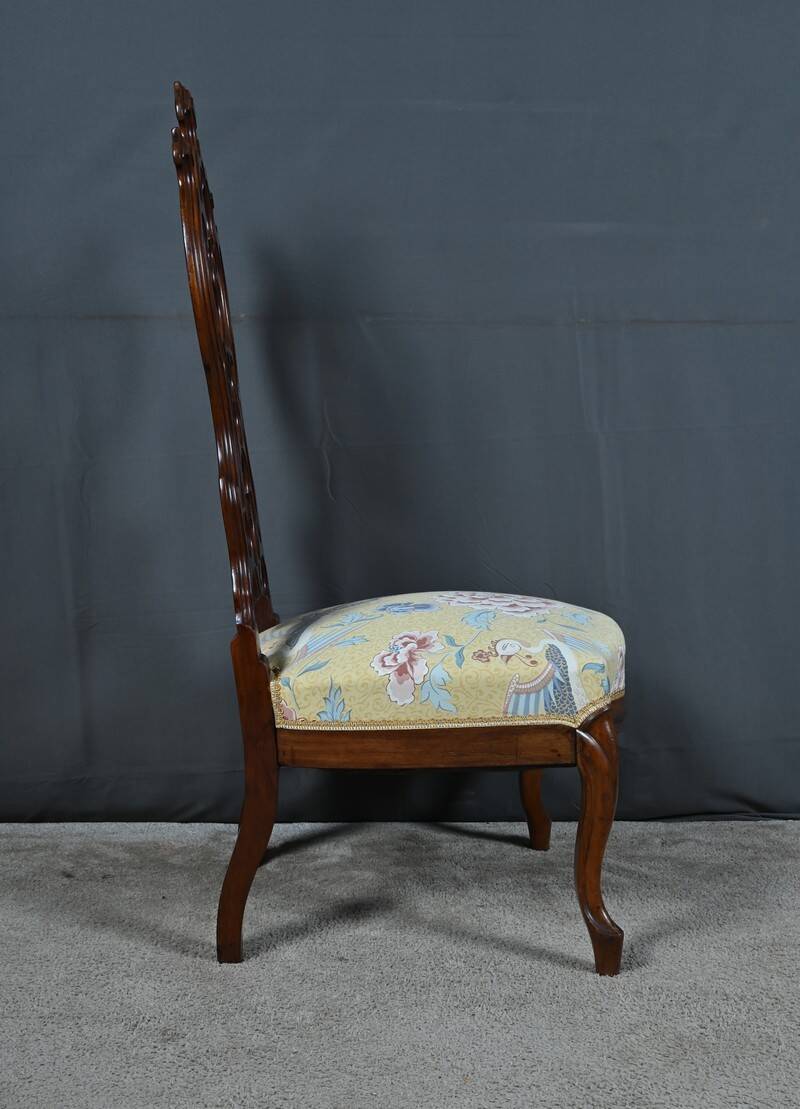 Nursing Chair in Mahogany, Napoleon III period – second half of the 19th century