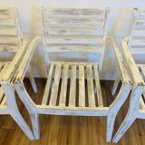 Ensemble de 4 chaises en bois
