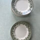 Set of 12 flat plates Moulin des loups model Mûrier