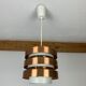 Scandinavian copper pendant lamp by MetallDrucker 60s