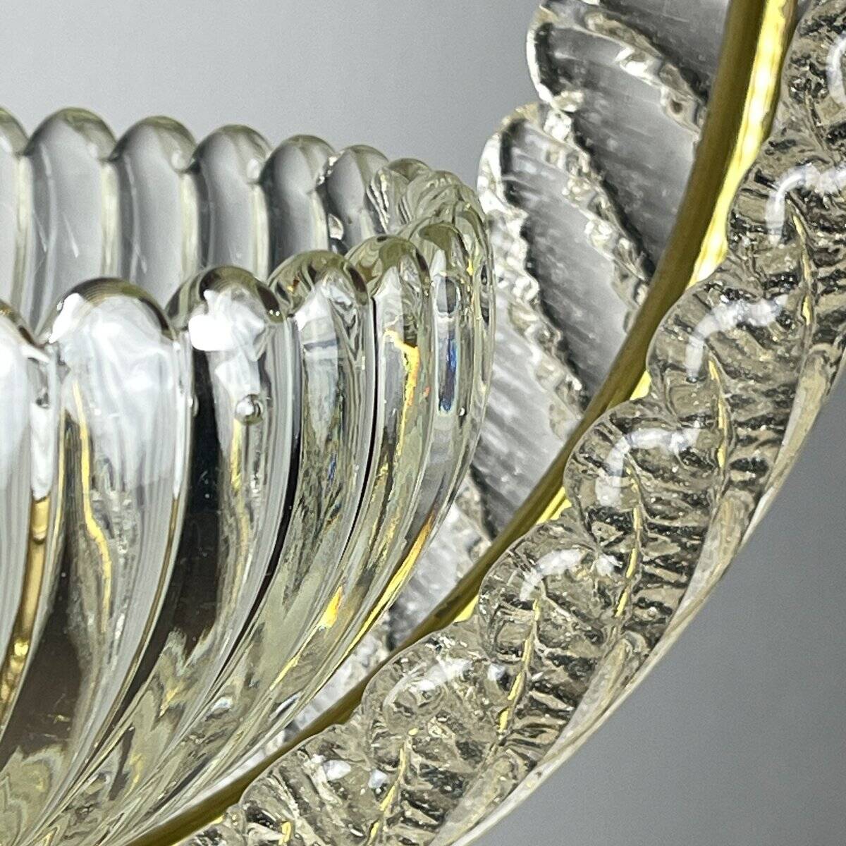 Murano chandelier by Ercole Barovier Barovier & Toso, Italy, 1930s