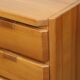 Commode vintage en orme massif, 1970
