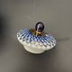 Lomonosov porcelain sugar bowl LFZ – Cobalt net pattern – Russia,