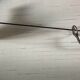 Rare pendulum wall lamp, Editions Maison Lunel, Paris, France, circa 1950