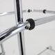 1930s Bauhaus Chrome Plated Etagere with Opaxy Glass, Czechoslovakia
