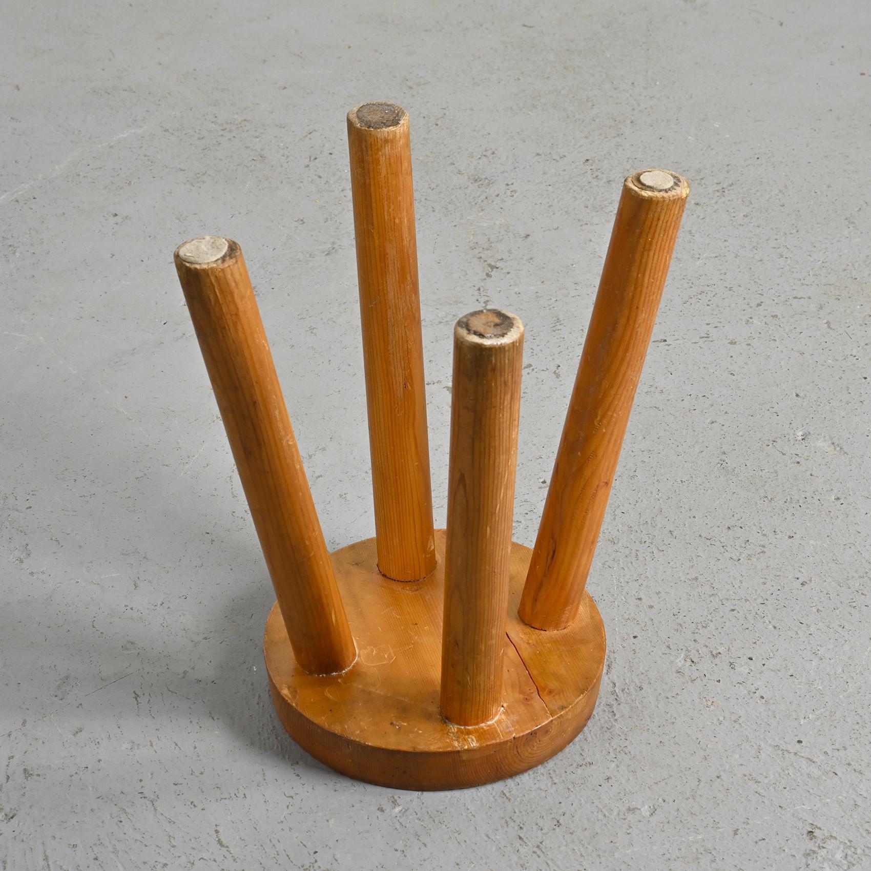 Stool by Charlotte Perriand for Les Arcs 1600, circa 1965