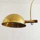 Mid-Century Modern brass BOCA arc lamp by Florian Schulz