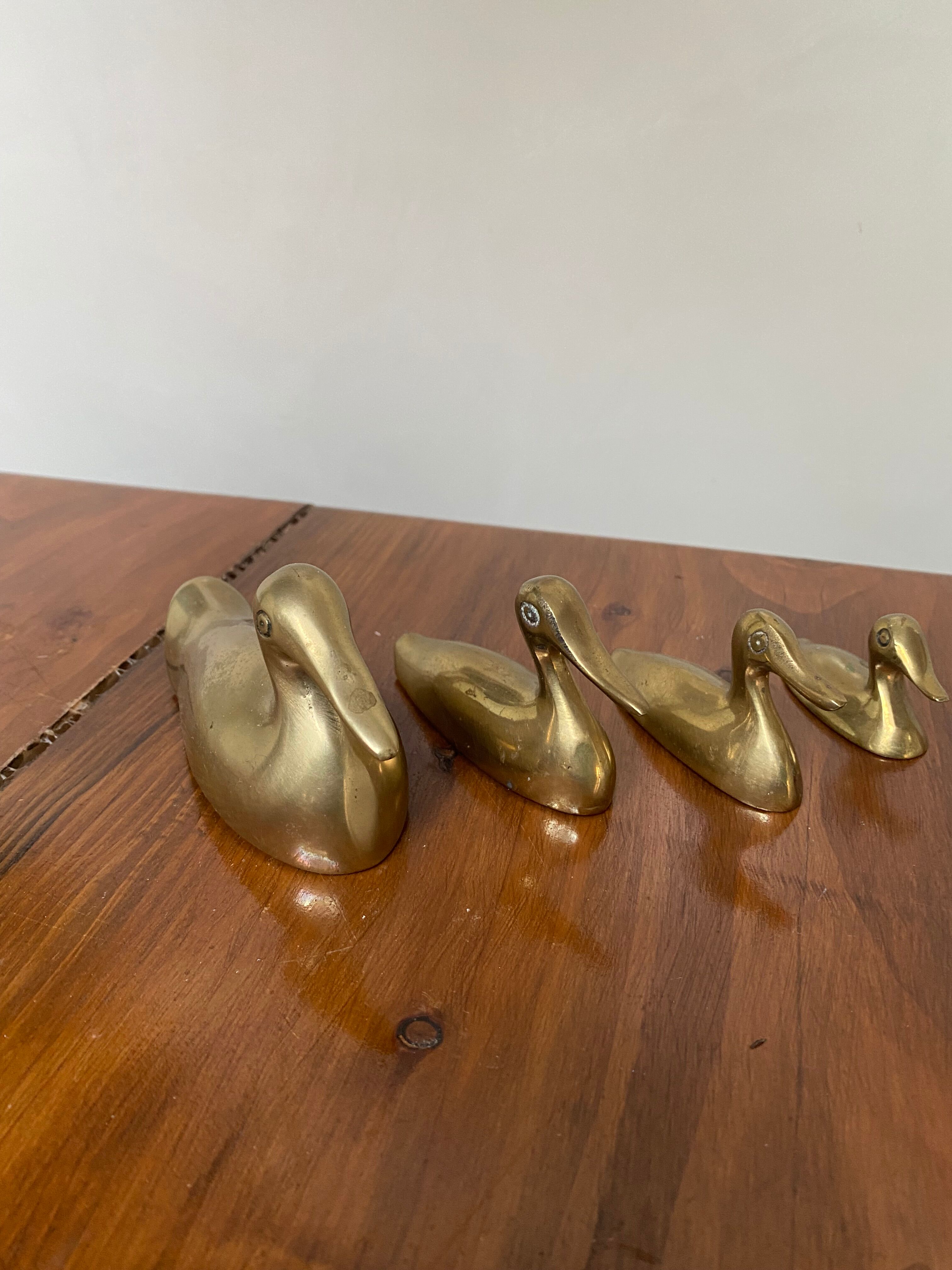 brass ducks
