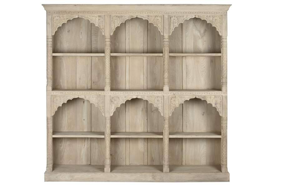 Wood shelf 204x38x196 natural