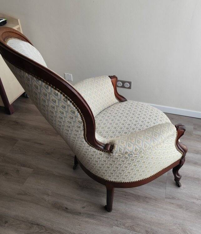 Bergère armchair Louis-Philippe