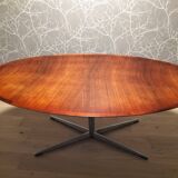 Coffee (or high) oval wooden table