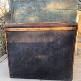 Beaumont Paris leather horse-drawn carriage travel trunk