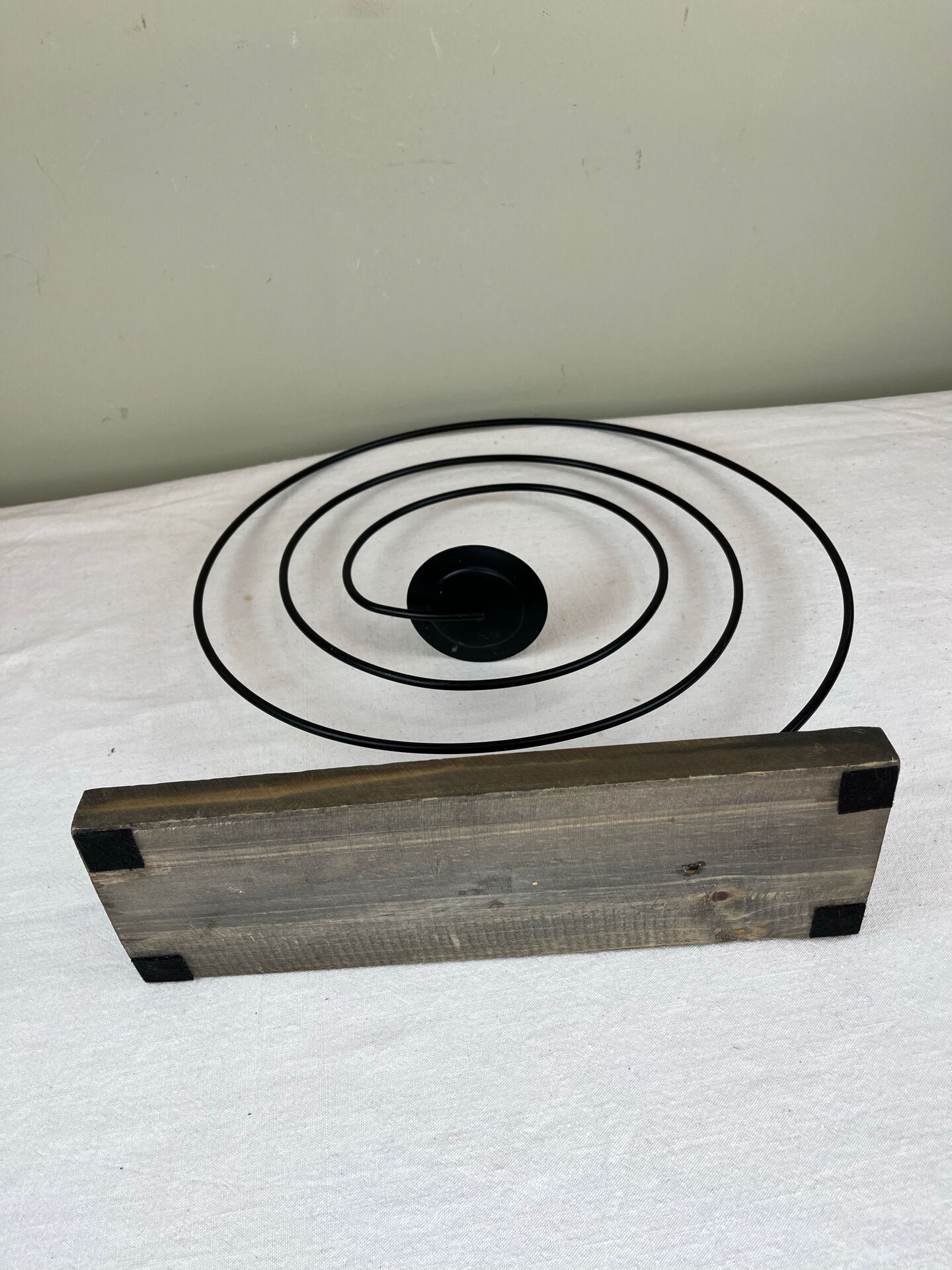 Sculptural spiral candlestick