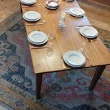 Solid oak farmhouse table 260x100
