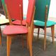 Lot de 5 chaises + 1 gratuite Années 60
