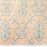 5x8 Shades Of Pale Orange Classic Turkish Vintage Rug, 140x238Cm SK 2296
