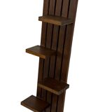 étagère murale vintage support à plantes, décoration bois de chêne