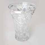 Vase en cristal taillé