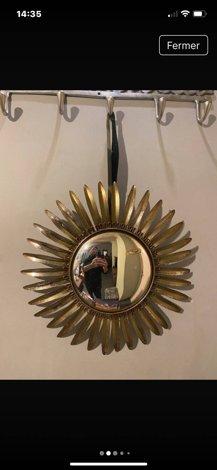 Vintage mother-of-pearl ceiling light