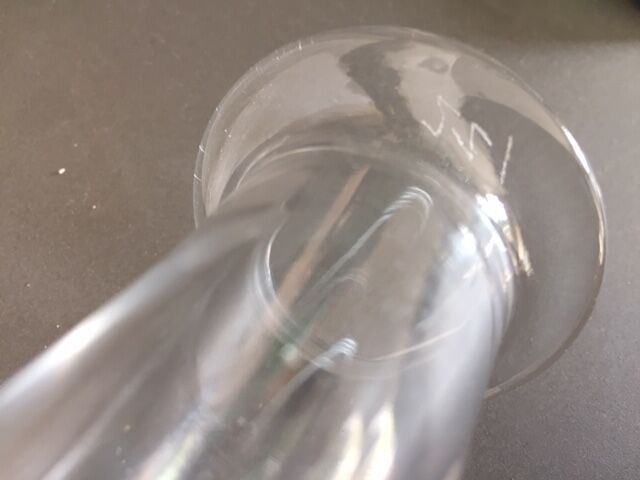 Carafe a vin crystal faceted cap