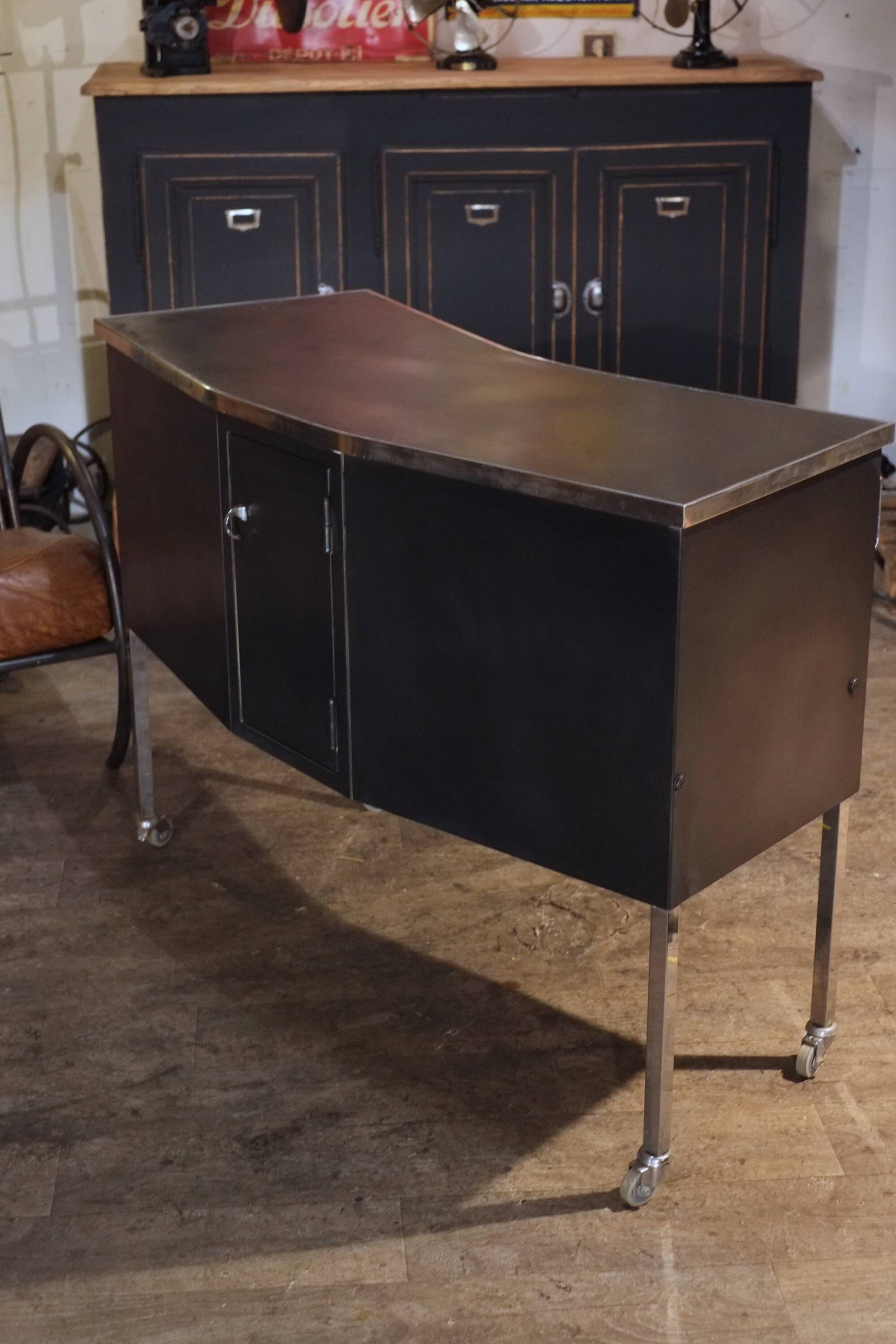 Vintage dentist furniture Gallus 1970