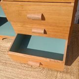 Vintage wooden buffet refurbished – 1 door and 4 drawers