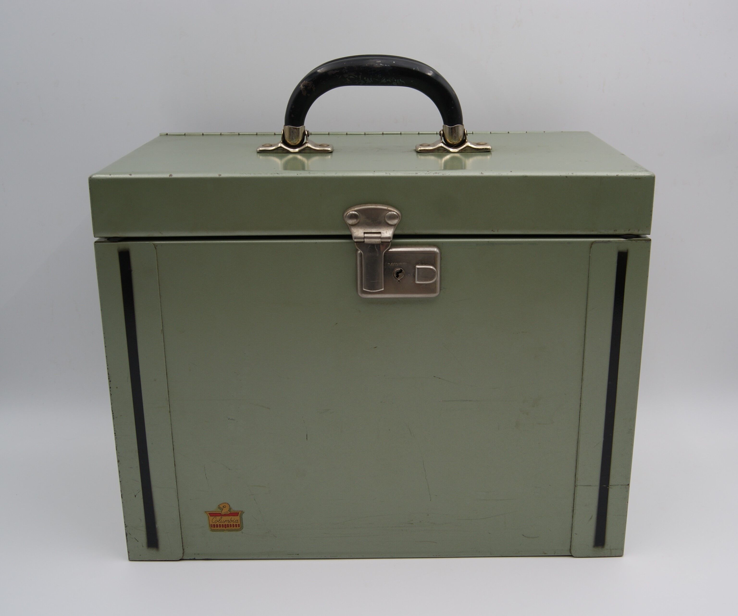 Metal sorting binder industrial vintage office