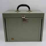 Metal sorting binder industrial vintage office