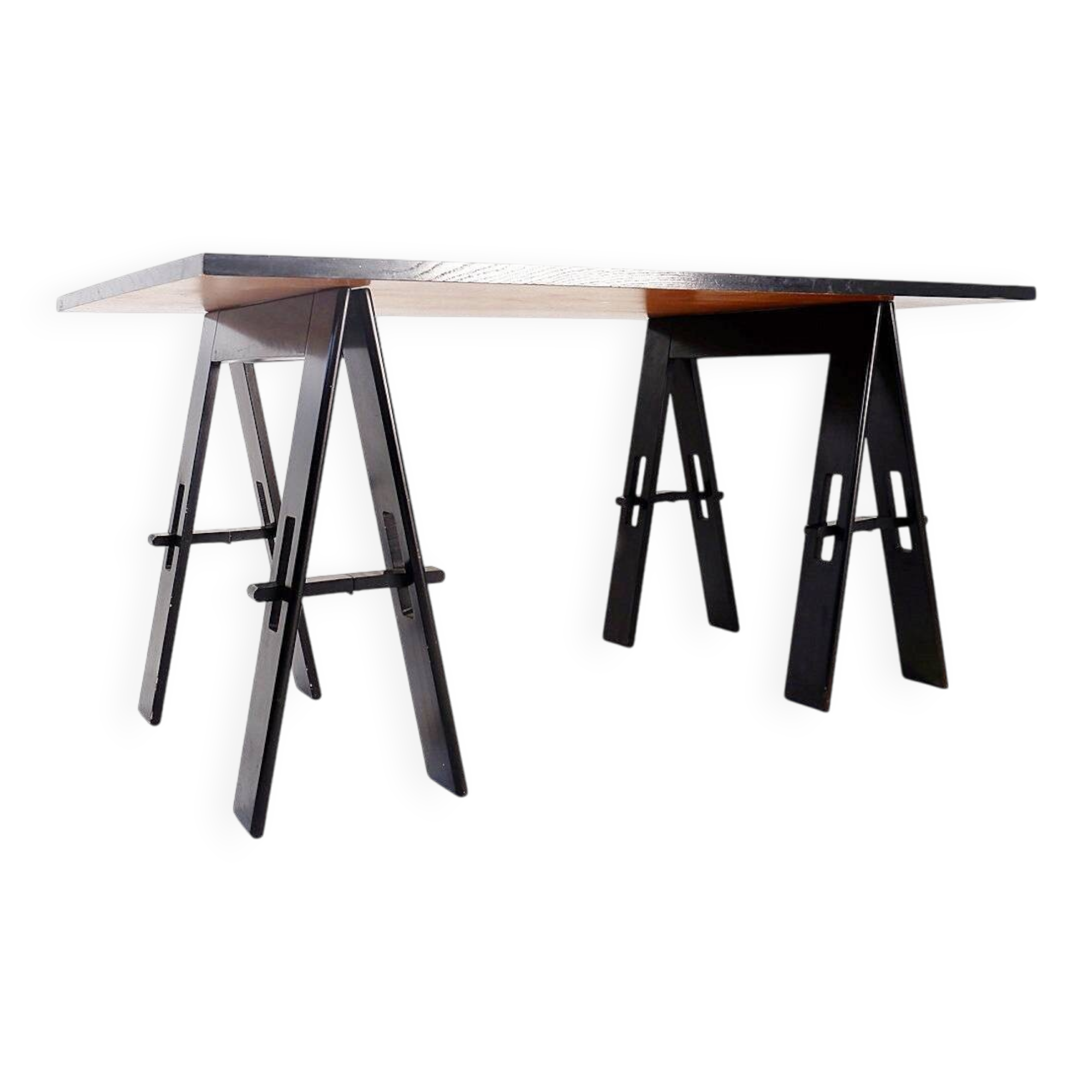 Wooden table by De Pas, D'Urbino, Lomazzi, Acerbis production, 1960s