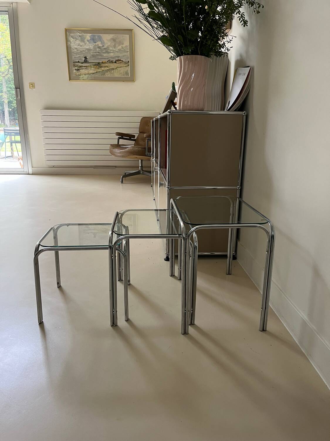 Three nesting tables