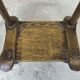 Petite chaise baoulé en bois