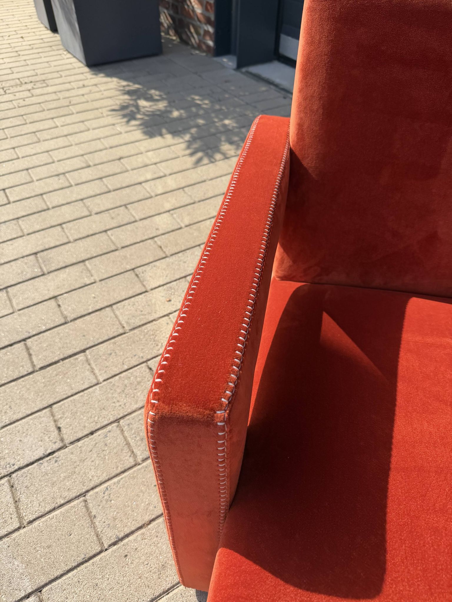1x Cassina Utrecht chair Terracotta velvet in as new condition!!