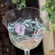 Set of 6 Swedish crystal champagne glasses by the brand Orrefors.