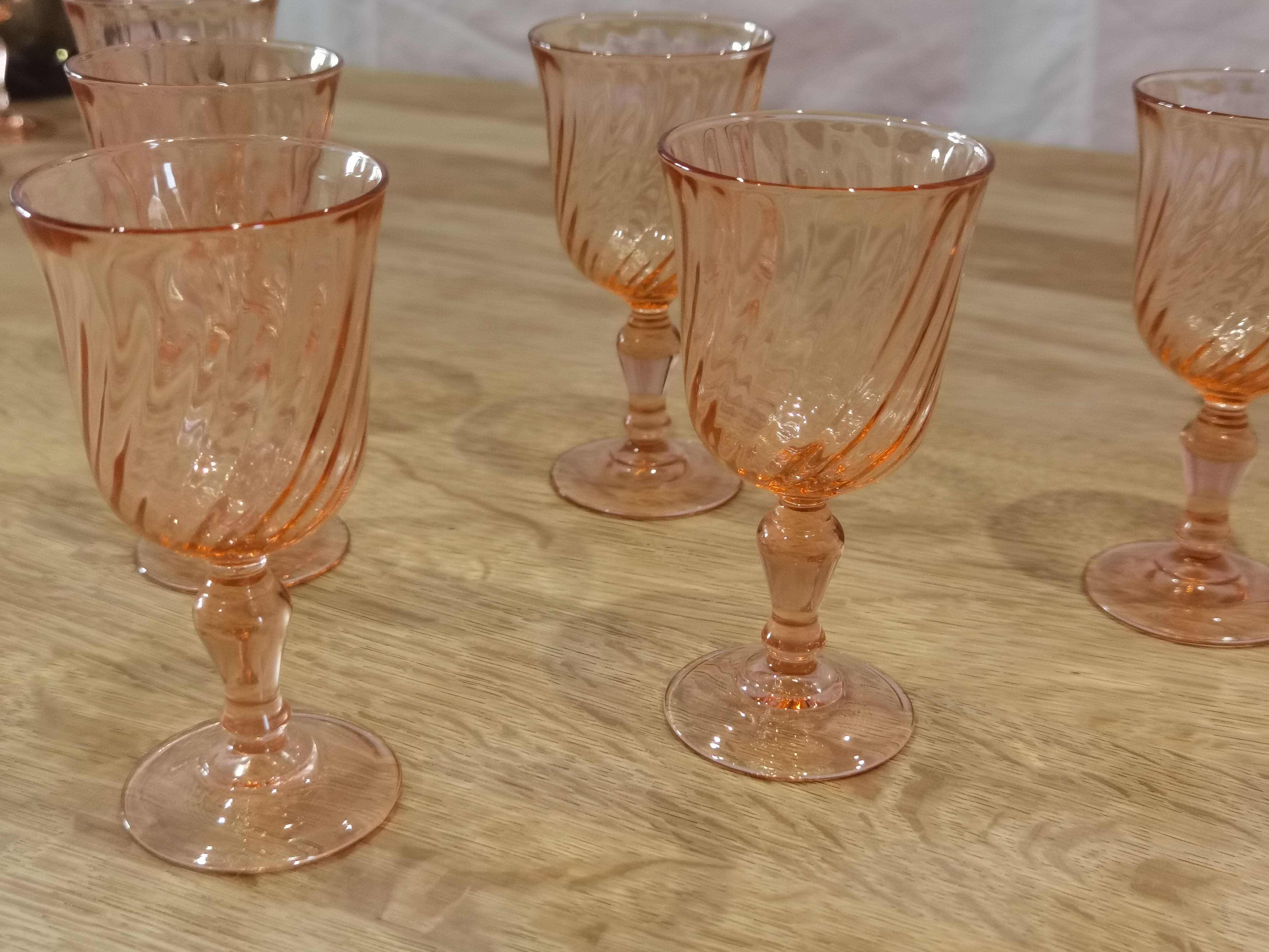 6 glasses wine/aperitif Rosaline Arcoroc Luminarc