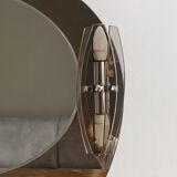 Miroir Veca 2 appliques et tablette, Italie 1970