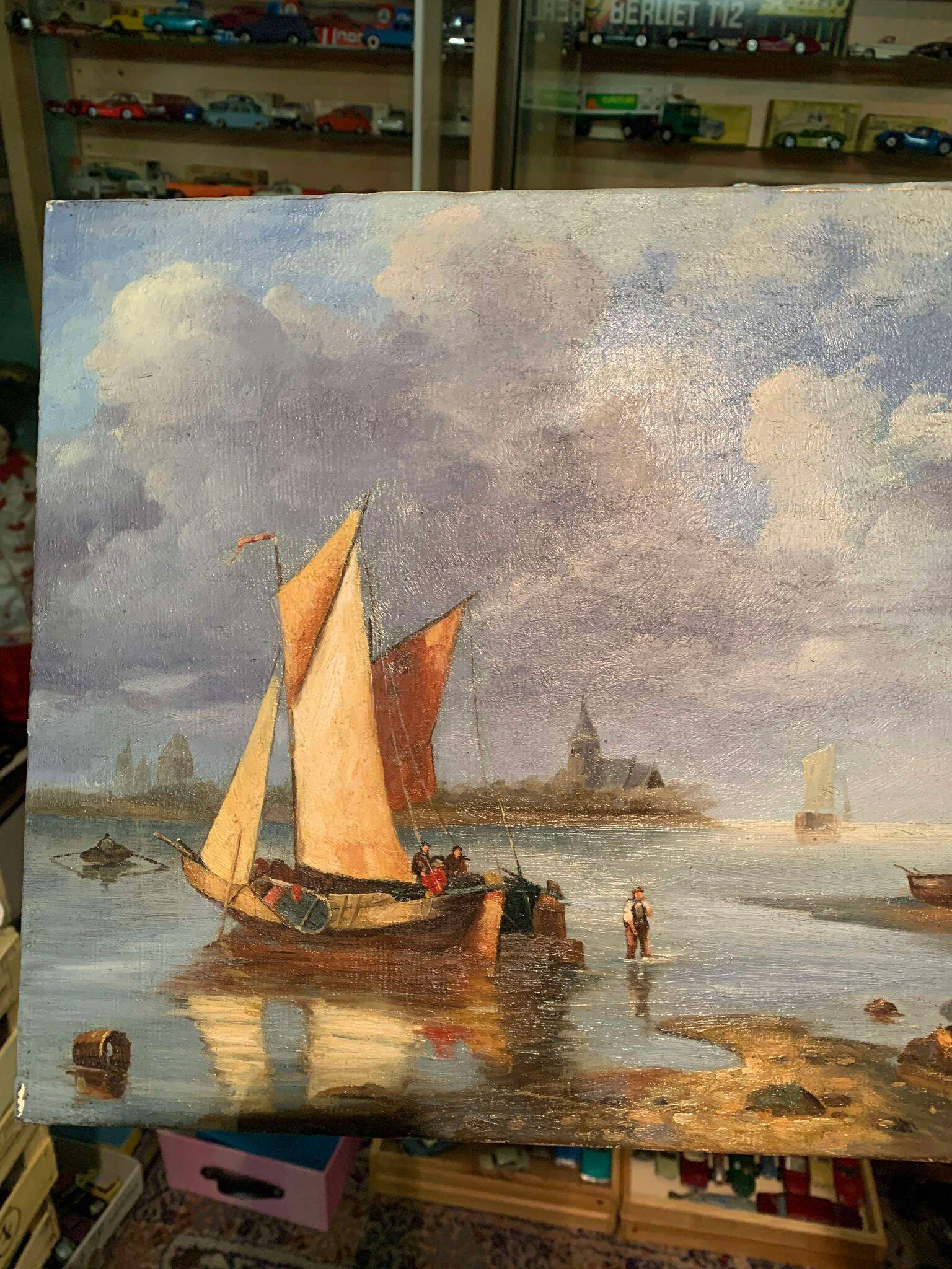 Beautiful painting Marine E. Guilleux