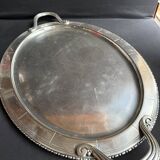 Large tray – Silver-plated metal – Goldsmith Bouillet & Bourdelle