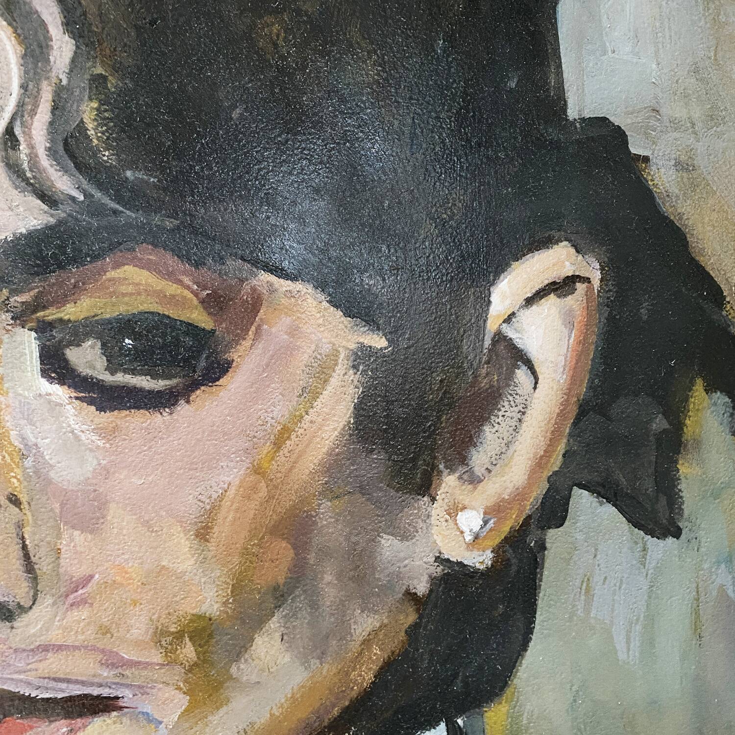 Painting "The Spanish Woman" mid-20th century