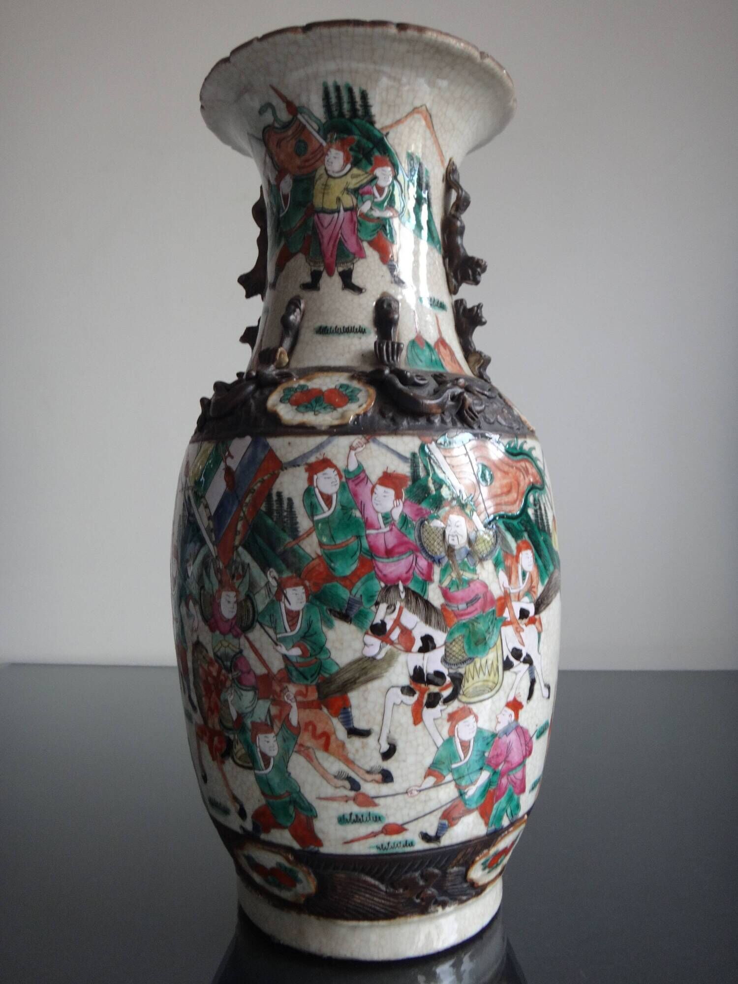 Vase Nanjing China 45cm porcelain XIX