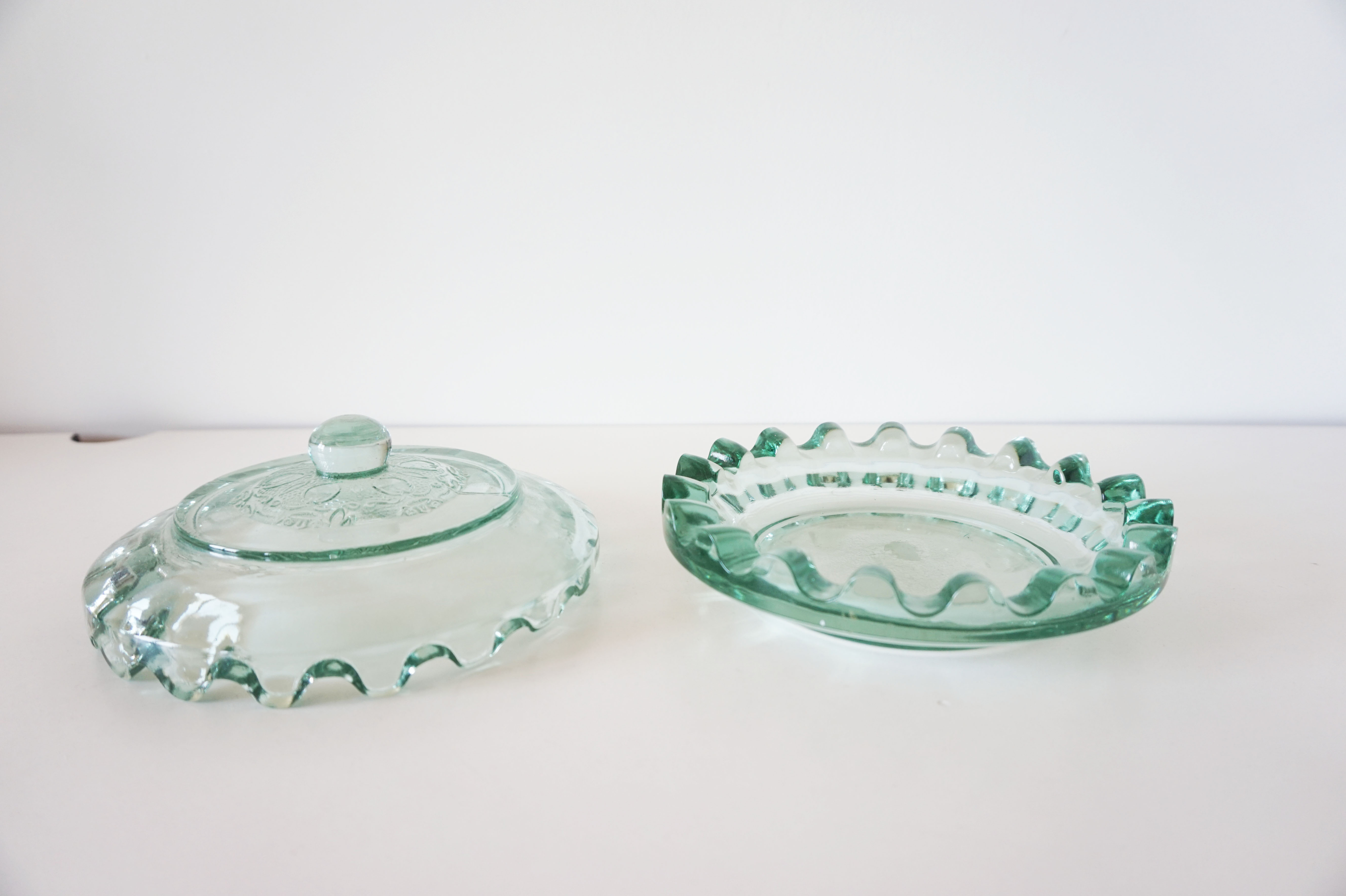 Candy box or old annealed glass box