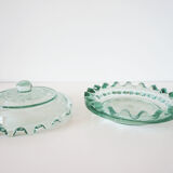 Candy box or old annealed glass box